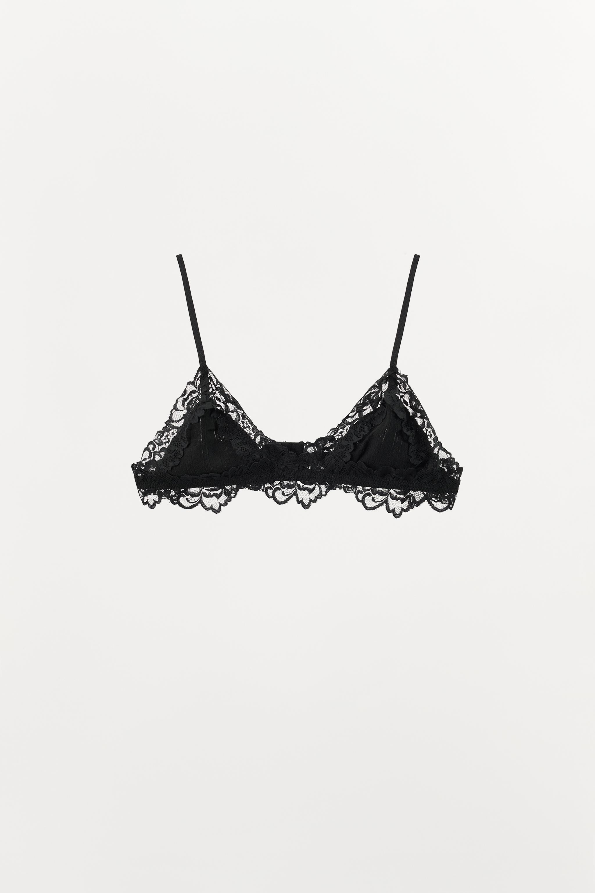 POINTELLE LACE BRALETTE